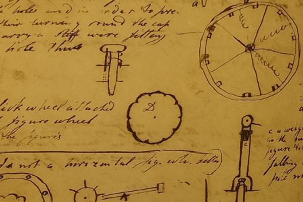 Charles Babbage 1822 MS Buxton 9 2 1r 2r (Early designs)