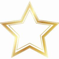 Star shape (golden)